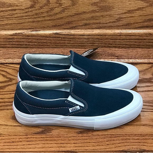 Vans Slip On Pro Toe Cap Reflecting Pond Shoes - Picture 3 of 7